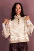Morgan Sand Short Sleeve Sweater