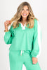 In Bloom Kelly Green Long Sleeve Top