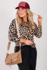 Insight Ann Animal Print Long Sleeve Top