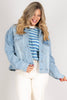 Z Supply Dani Denim Cove Long Sleeve Trucker Jacket