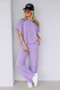 Sandy Days Lavender Wide Leg Pant Set