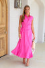 Brooke Hot Pink Sleeveless Maxi Dress