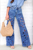 Blake High Rise Medium Blue Wide Leg Jean