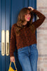 Z SUPPLY Medina Burnt Umber Leopard Cardigan
