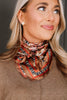 Tell The Truth Brown Paisley Scarf