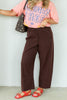 Clara Brown Pull On Barrel Jean