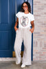 Laine Ash Mocha Wide Leg Pant
