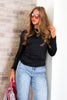 A Way From Home Black Long Sleeve Top