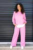 Dorothy Scuba Candy Pink Long Sleeve Pant Set