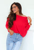 Melissa Ruby Dolman Long Sleeve Top
