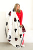 Barefoot Dreams CozyChic Classic Disney Cream Multi Travel Blanket