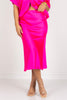 Joh Jania Hot Pink Midi Skirt
