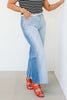 Isla High Rise Relaxed Denim Blue Straight Jean