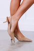 Sam Edelman Bianka Suede Cyprus Tan Sling Back Heels