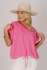 Amanda Peony Short Sleeve Top