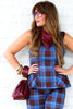 Easy Afternoon Brown Sleeveless Top