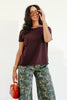 TWT® Adalyn Chocolate Short Sleeve Top