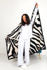 TWT® Wild Ride Black Zebra Blanket