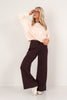 SPANX Airessentials Petite Truffle Brown Wide Leg Pant