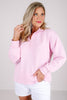 Simply Southern Blushed Scalloped Long Sleeve Pullover
