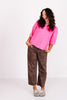 First Pick Fuchsia Short Sleeve Cardigan