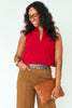 Making Moves Ruby Sleeveless Top