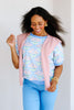 City Streets Dusty Pink Sleeveless Shoulder Wrap