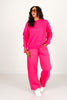 Alina Hot Pink Long Sleeve Sweatshirt