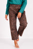 Dear John Lasso Brown Leopard Barrel Jean