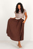 Laura Leopard Ecru Brown Cap Sleeve Midi Dress