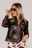 Insight Mocha Lace Long Sleeve Jacket