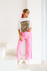 Sunny Muse Pink Wide Leg Pant