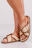 Sam Edelman Darla Beechwood/Cognac Multi Sandals