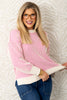 DOORBUSTER Charmed Candy Pink Long Sleeve Sweater