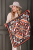 Tell The Truth Black Paisley Scarf