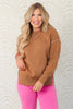 DOORBUSTER Remington Deep Camel Long Sleeve Sweater