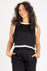 Olivia Black Sleeveless Top
