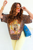 Free Spirit Brown Short Sleeve Tee