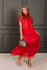 Love This Life Burgundy Short Sleeve Maxi Dress