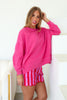 Rebecca Hot Pink Long Sleeve Pullover