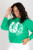 DOORBUSTER Lucky Horseshoe Kelly Green Long Sleeve Sweatshirt