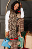 Mitchie's Brown Mix Animal Print Scarf