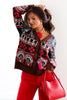 Fight The Feeling Black Long Sleeve Cardigan