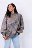 Addison Camouflage Mock Neck Long Sleeve Sweatshirt