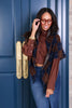 Better Choice Brown Argyle Shawl