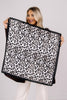 DOORBUSTER Wild Ride Ivory Cheetah Print Silky Scarf