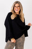 Tonya Black Long Sleeve Top