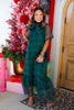 Nicky Green Plaid Short Sleeve Maxi Dress