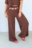 Just Like That Brown Wide Leg Pant