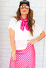 All American Ivory Crochet Sleeveless Sweater